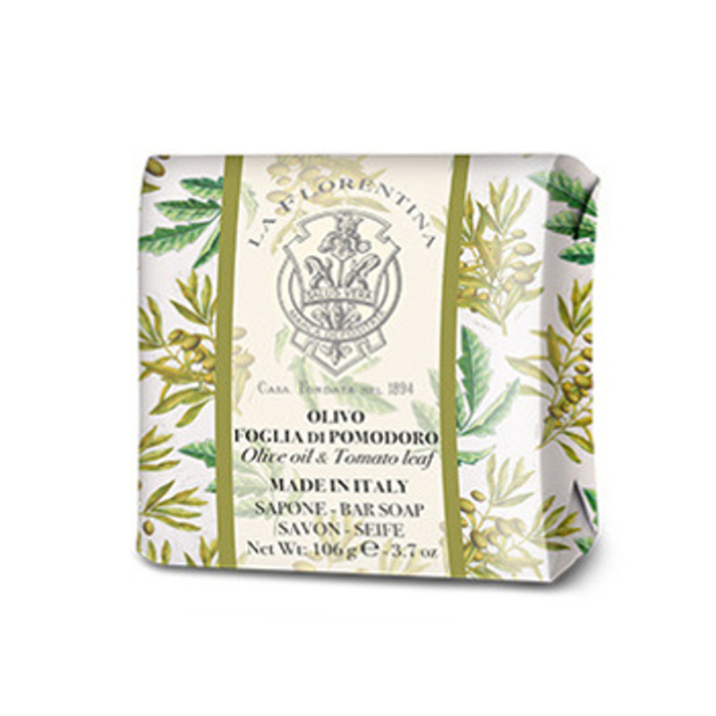 Tuhá mýdla - Mýdlo La Florentina Olive Oil & Tomato Leaf 106g