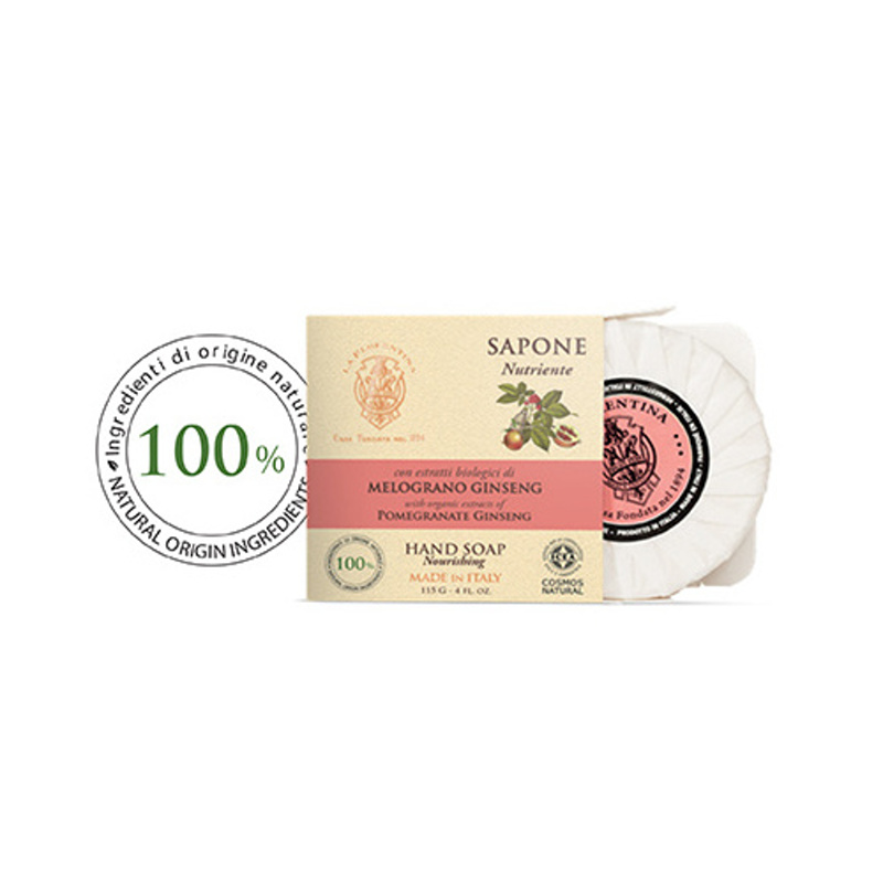 Tuhá mýdla - Mýdlo La Florentina Pomegranate Ginseng 115g
