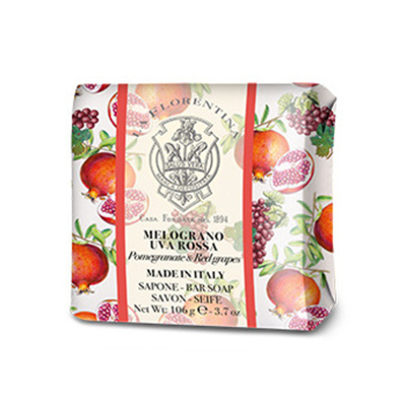 Tuhá mýdla - Mýdlo La Florentina Pomegranate & Red Grapes 106g