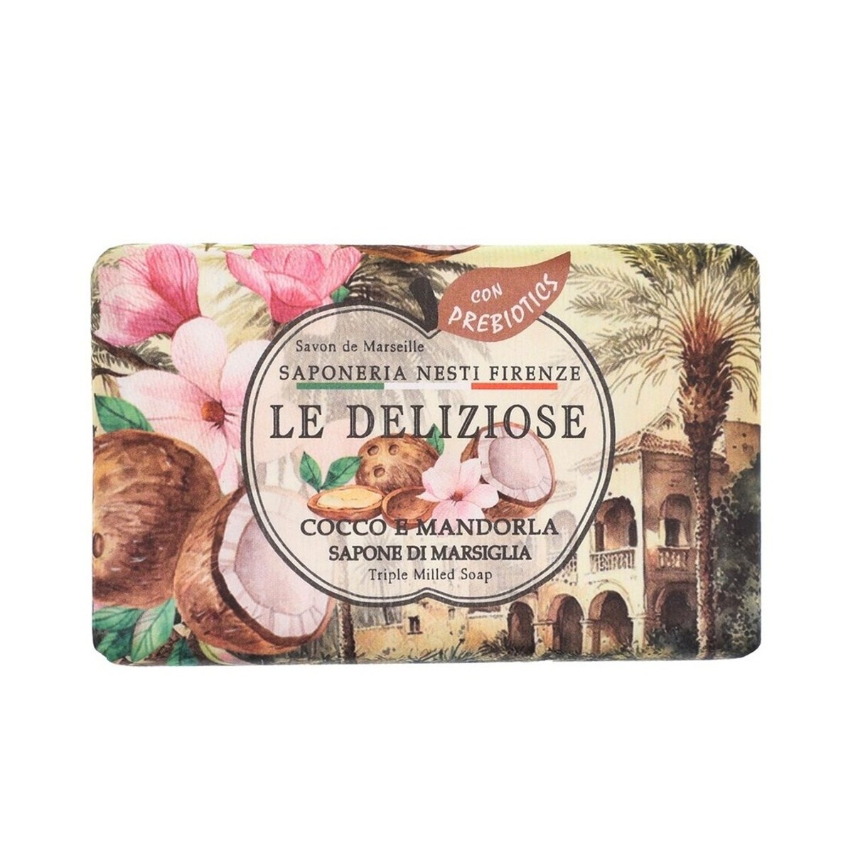 Tuhá mýdla - Mýdlo LE DELIZIOSE Peach 150g