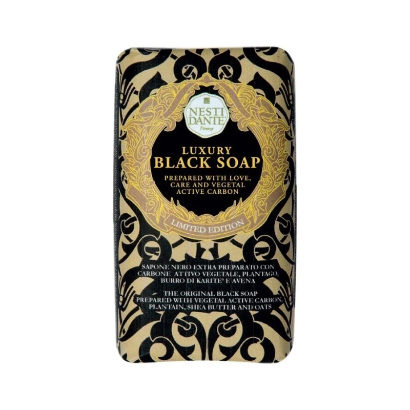 Tuhá mýdla - Mýdlo LUXURY Black 250g