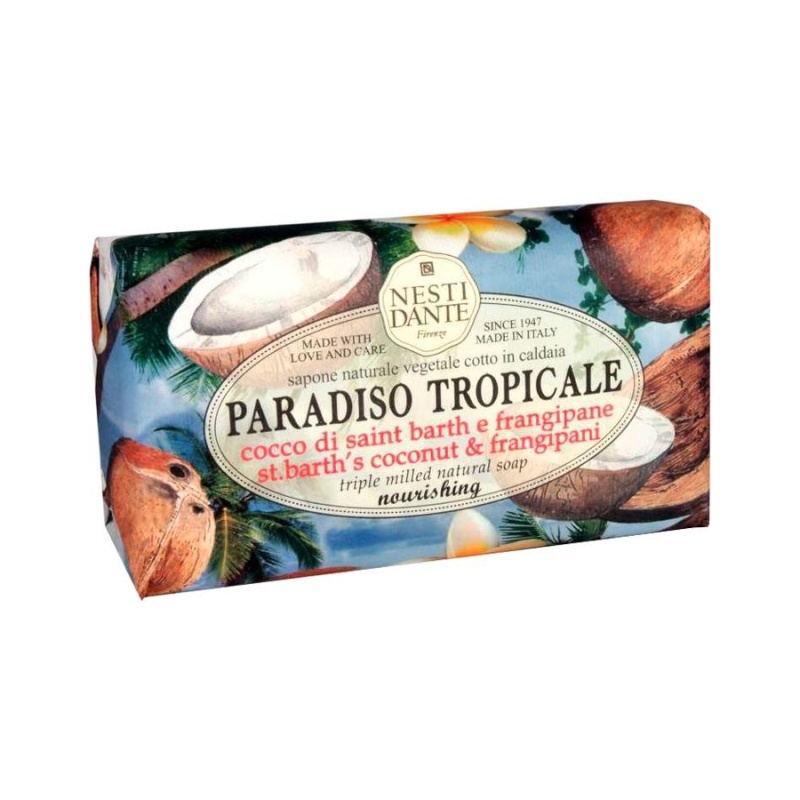 Tuhá mýdla - Mýdlo PARADISO TROPICALE St.Barths Coconut & Frangipani 250g