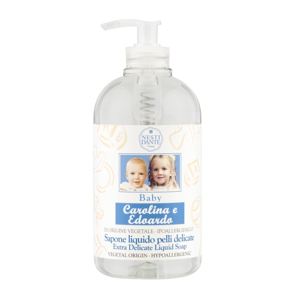 Tekutá mýdla a gely - Mýdlo s pumpičkou Baby Carolina & Edoardo 500ml