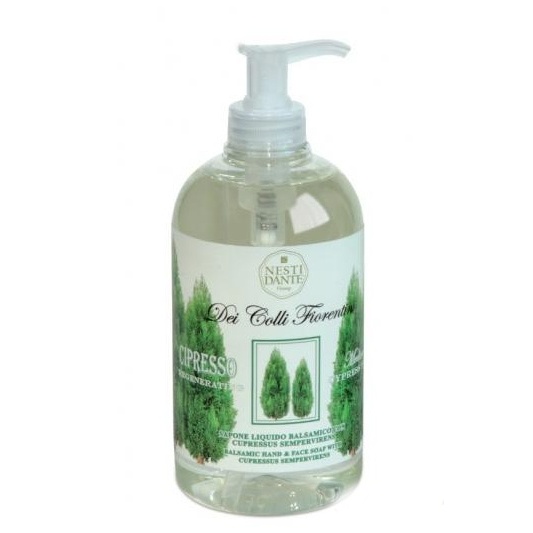 Tekutá mýdla a gely - Mýdlo s pumpičkou DEI COLLI FIORENTINI Cypress 500ml