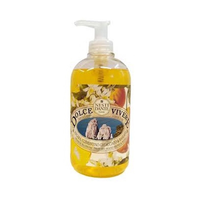 Tekutá mýdla a gely - Mýdlo s pumpičkou DOLCE VIVERE Capri 500ml