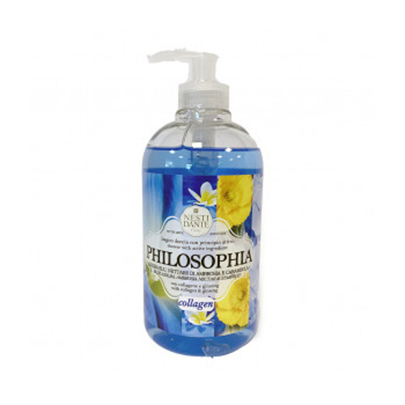 Tekutá mýdla a gely - Mýdlo s pumpičkou PHILOSOPHIA Collagen 500ml