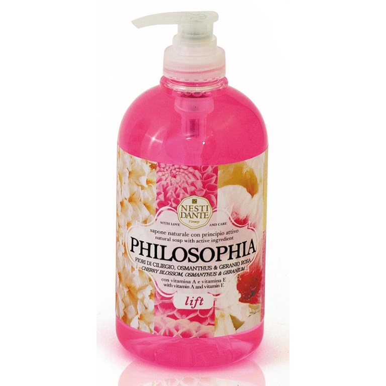 Tekutá mýdla a gely - Mýdlo s pumpičkou PHILOSOPHIA Lift 500ml