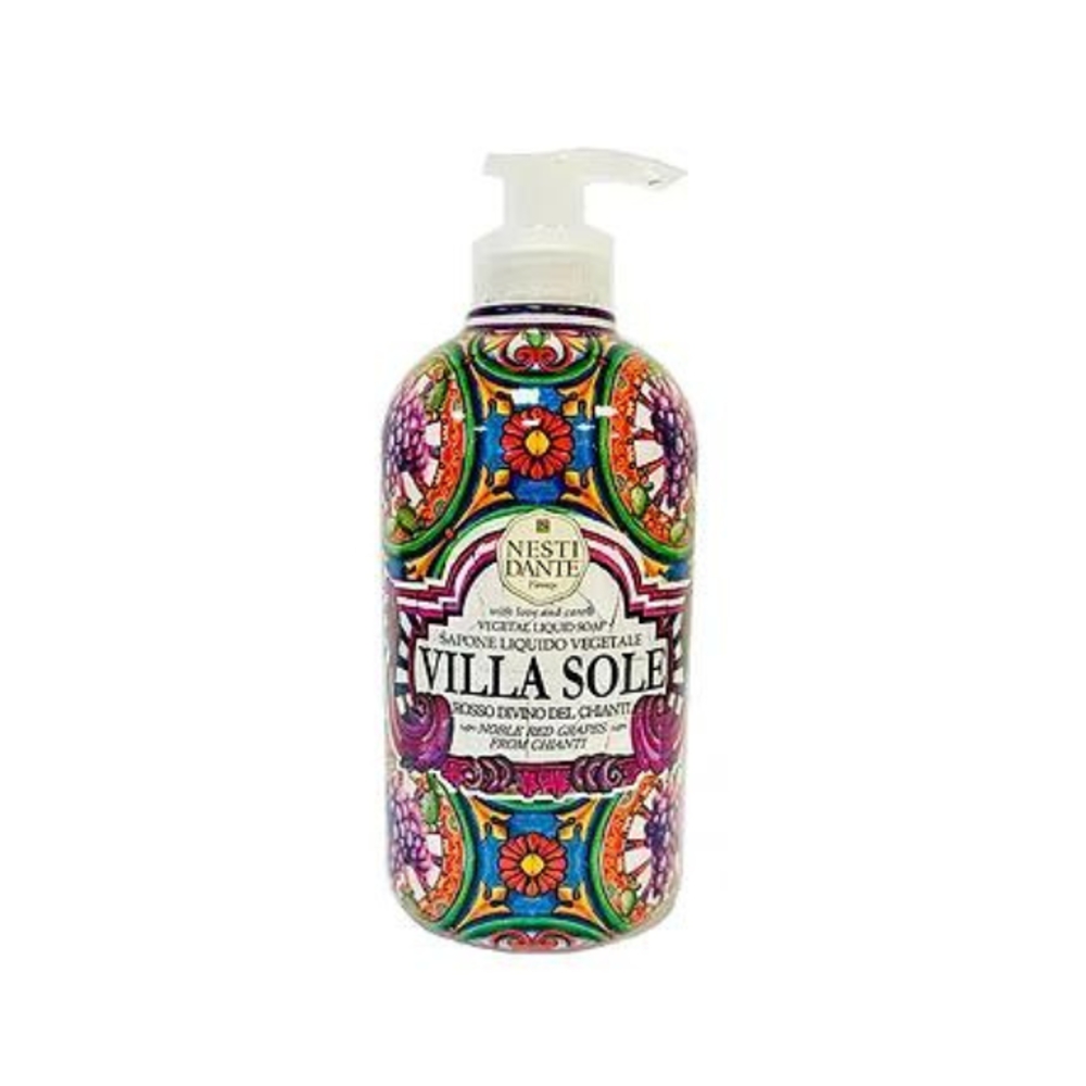 Vonná mýdla - Mýdlo s pumpičkou VILLA SOLE Rosso Divino del Chianti 500ml