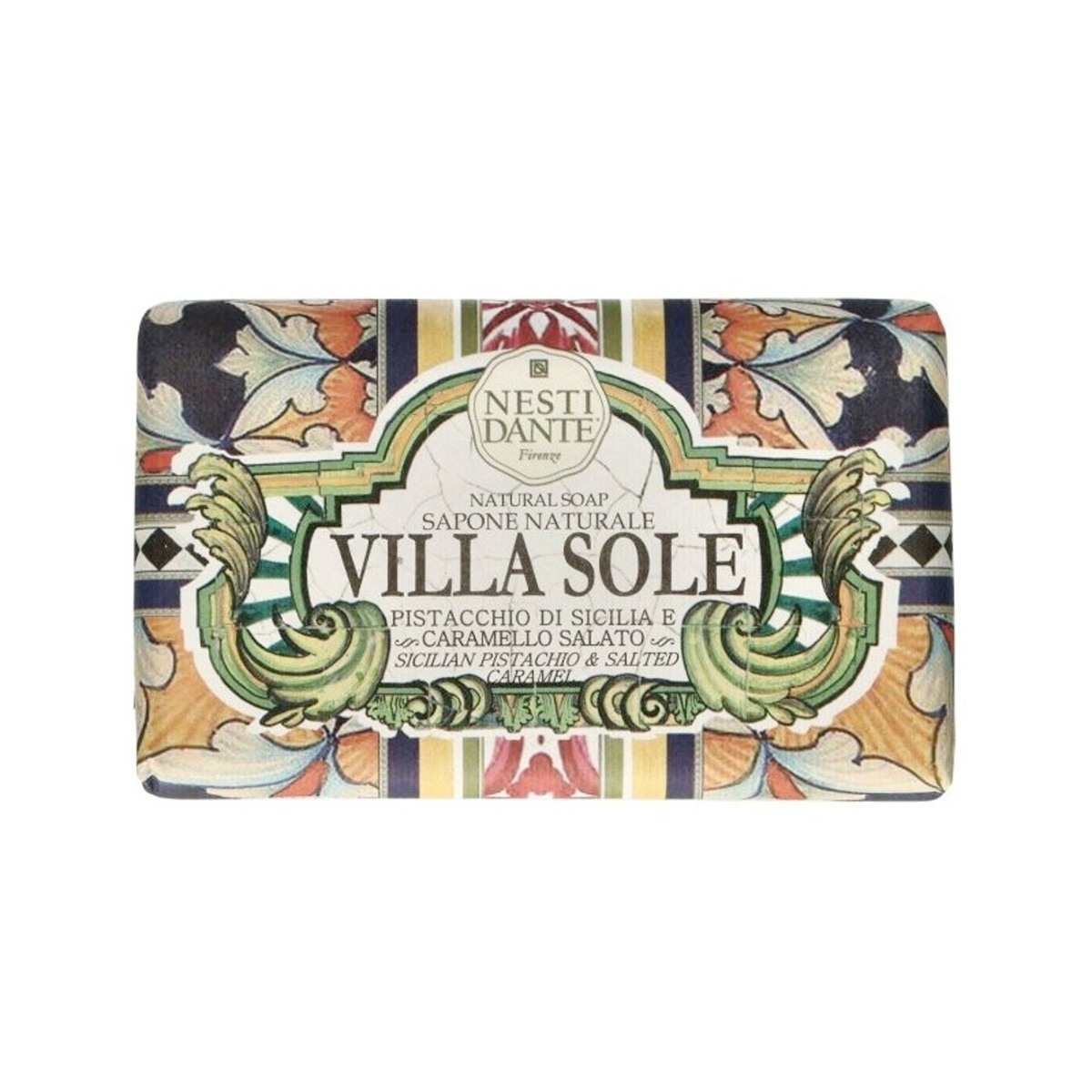 Tuhá mýdla - Mýdlo VILLA SOLE Pistacchio di Sicilia e Caramello 250g