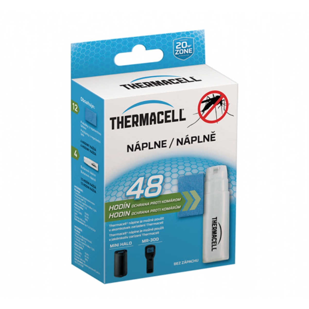 Přípravky proti hmyzu - Náhradní náplň THERMACELL 48H Mini Halo/MR300 4ks+12ks