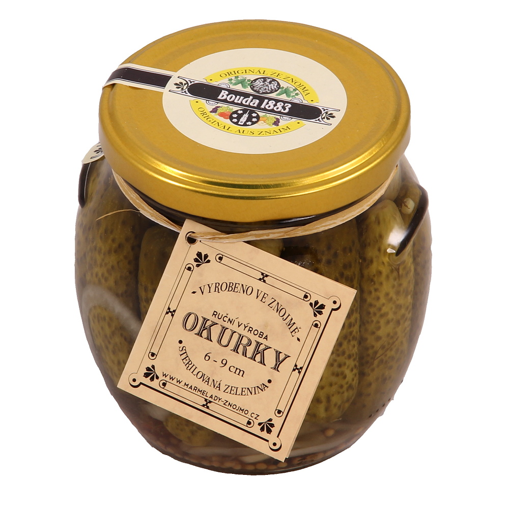 Zeleninové pochoutky - Nakládané okurky 6-9cm 310g