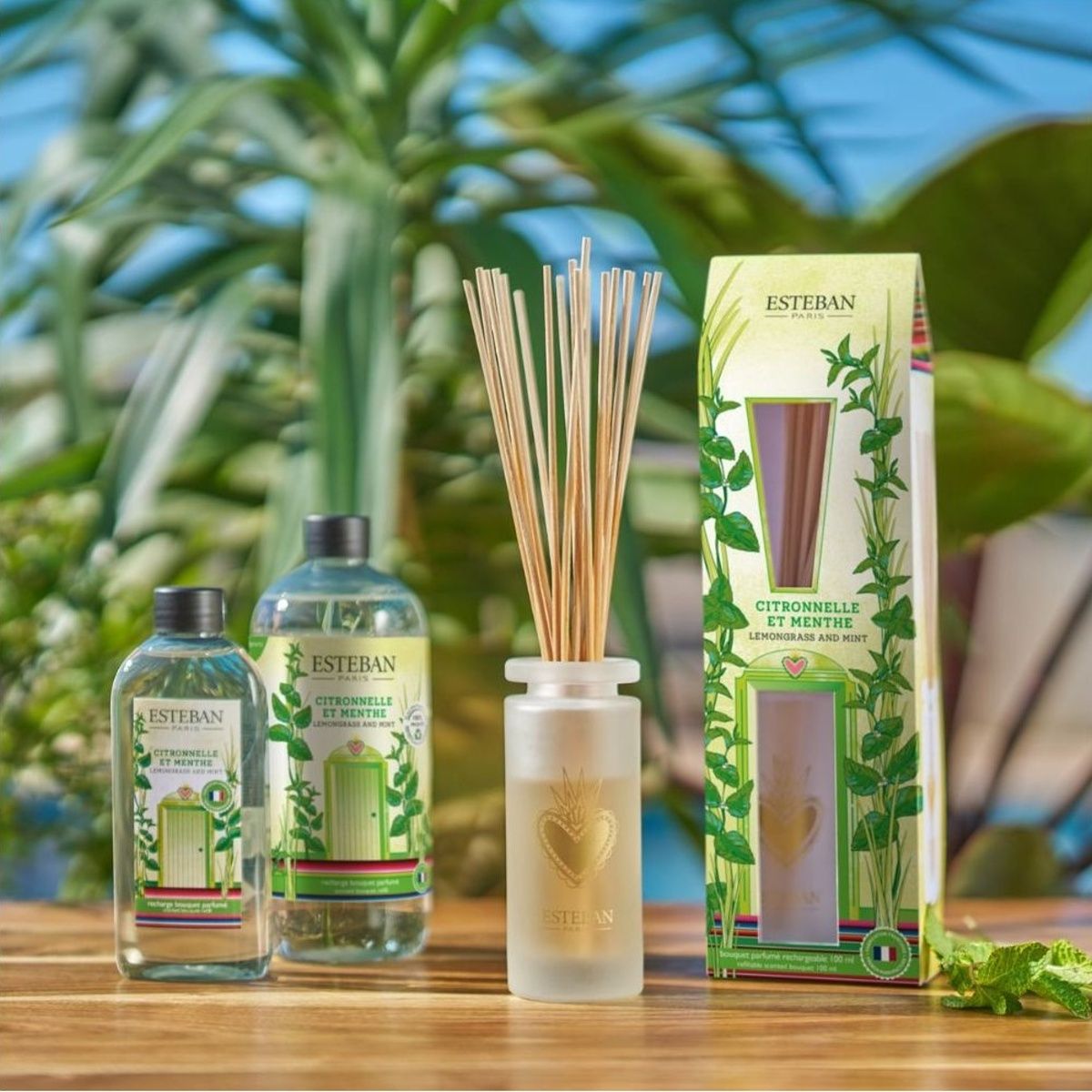 Náplň do difuzéru ESTEBAN NATURE Lemongrass & Mint 200ml-0