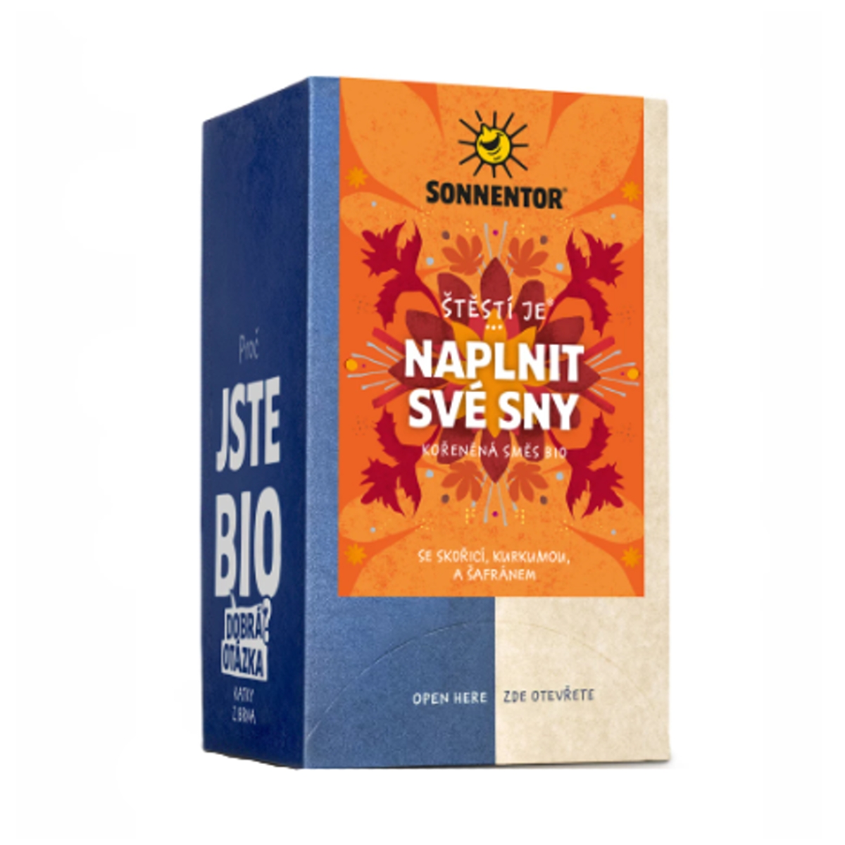 Nápoje - Naplnit své sny ŠTĚSTÍ JE - bylinný čaj BIO porcovaný 18x1,7g Sonnentor