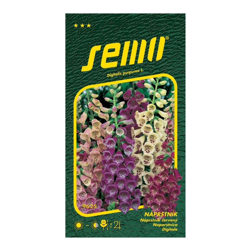 Osivo dvouletek - Náprstník červený Excelsior směs