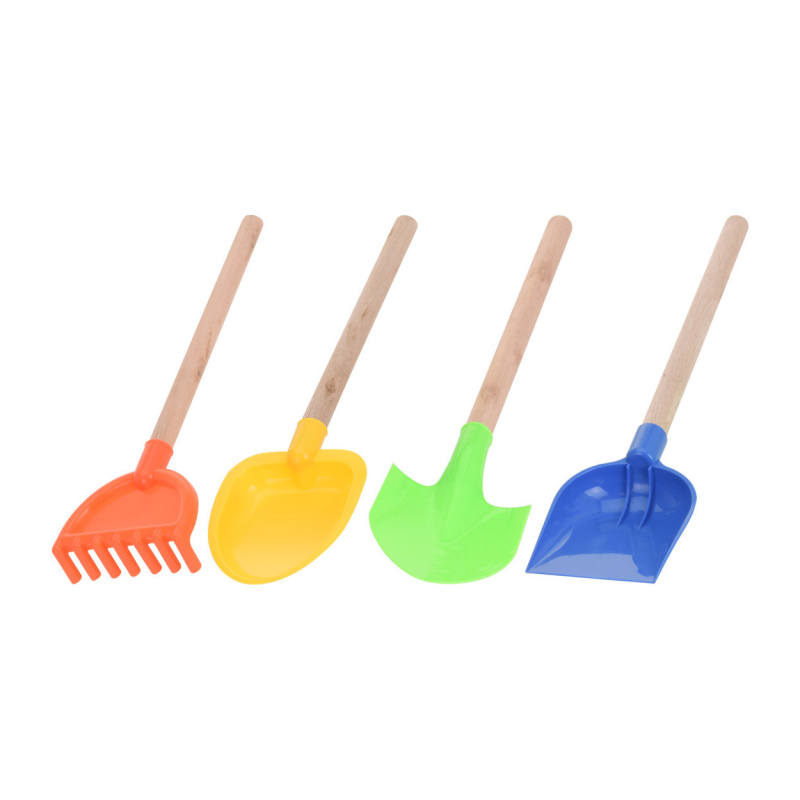 Dětské zboží - Nářadí dětské na písek plastové/dřevěné mix druhů 42cm