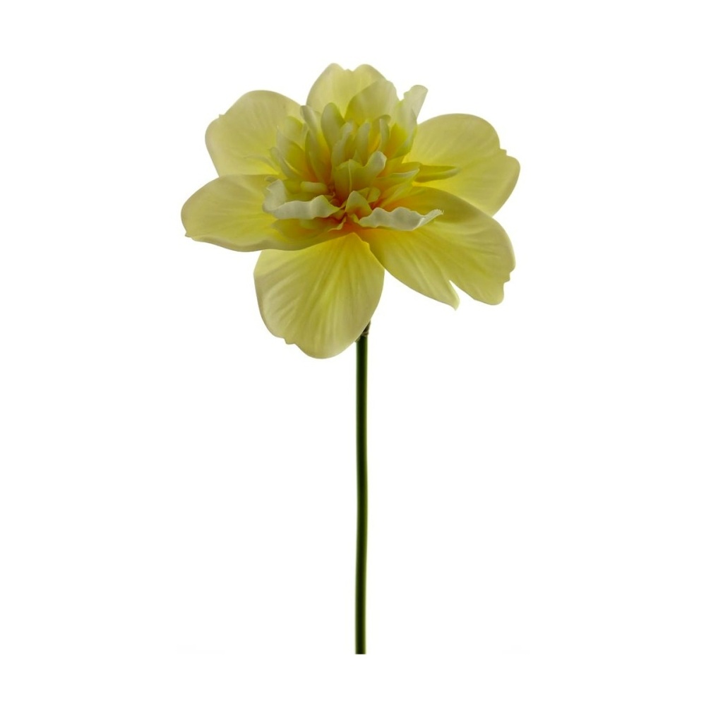 Jarní umělé květiny - Narcis řezaný umělý krémový 40cm