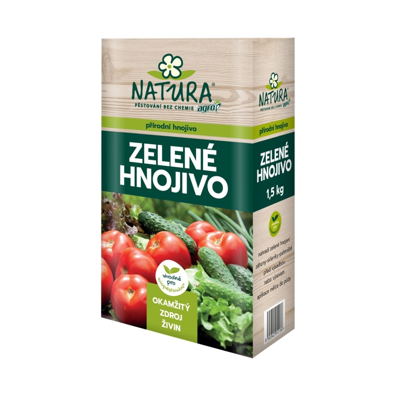 Organická a OM hnojiva - NATURA Zelené hnojivo 1,5kg