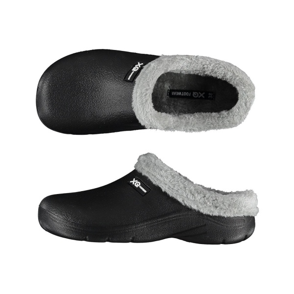 Nazouváky dámské s kožešinou černé vel.37-0