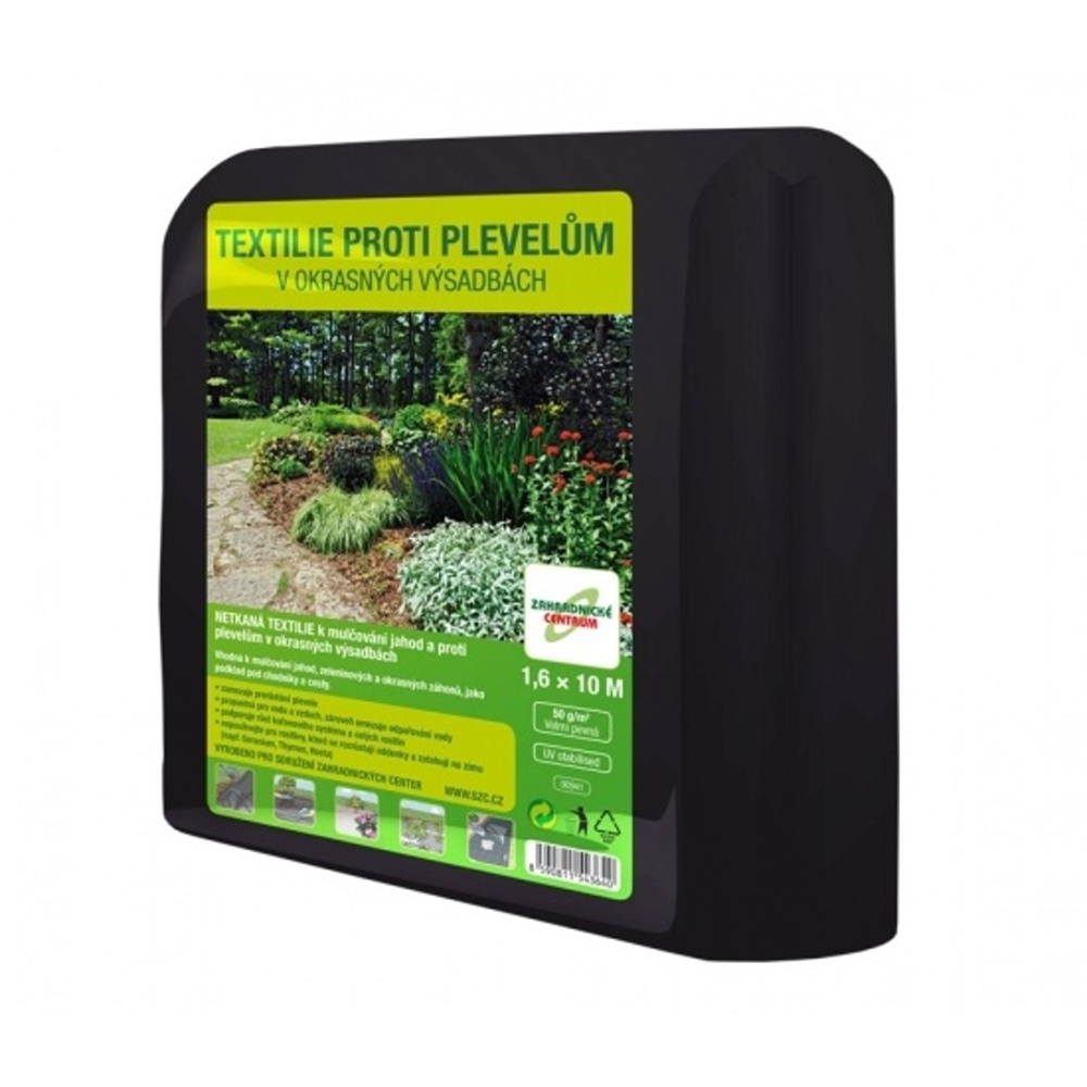 Fólie, textilie a plachty - Neotex černý 10x1,6m netkaná textilie