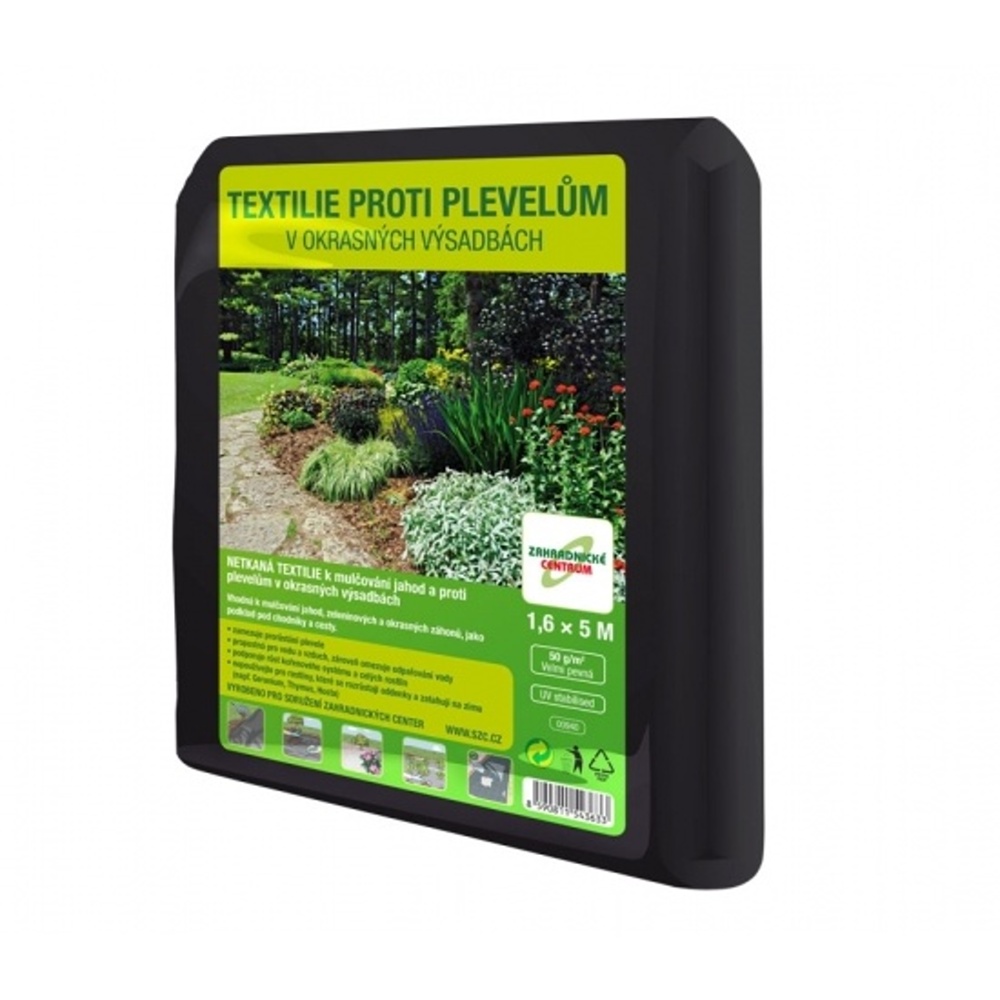 Fólie, textilie a plachty - Neotex černý 5x1,6m netkaná textilie