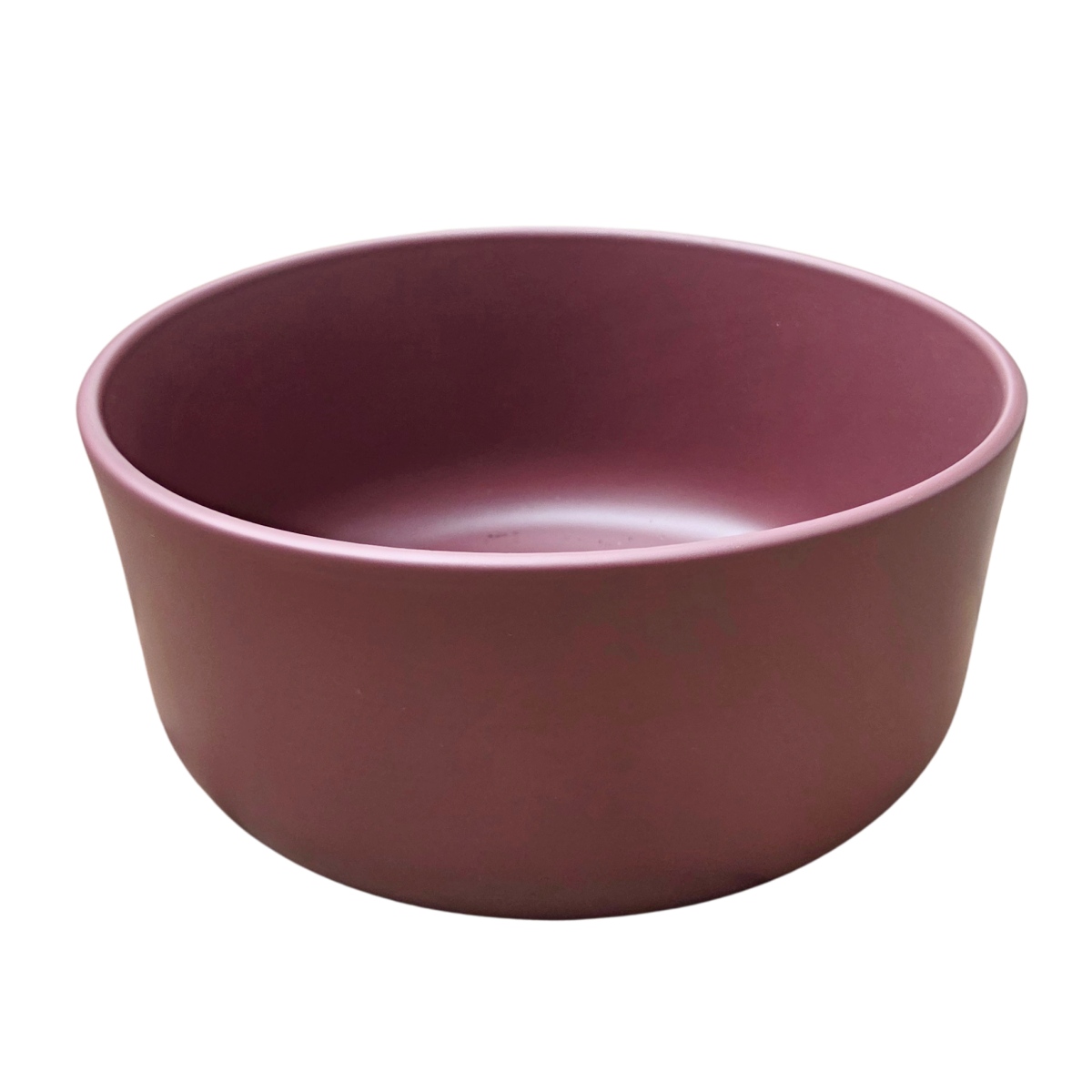 Keramické obaly - Nízký keramický obal matný tm.růžový 21cm