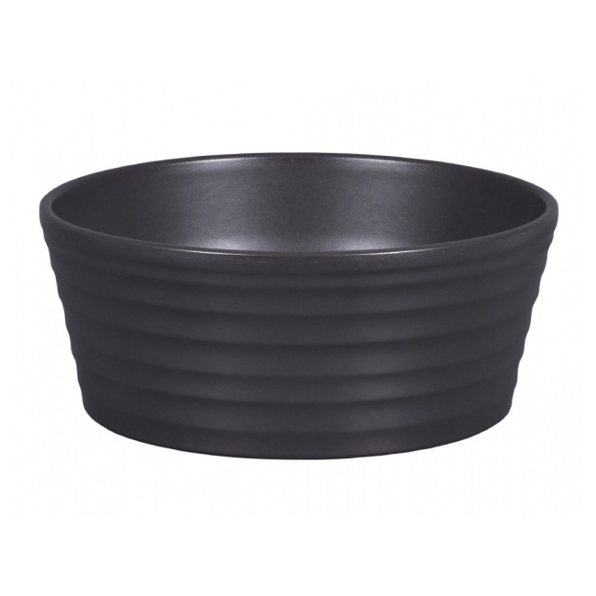 Keramické obaly - Nízký keramický obal SIRIUS matný antracitový 13cm
