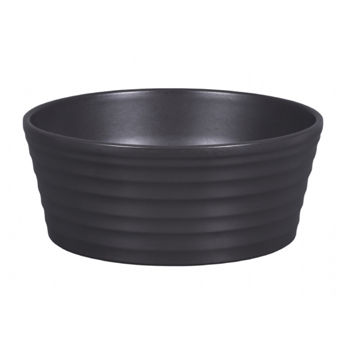 Keramické obaly - Nízký keramický obal SIRIUS matný antracitový 16cm
