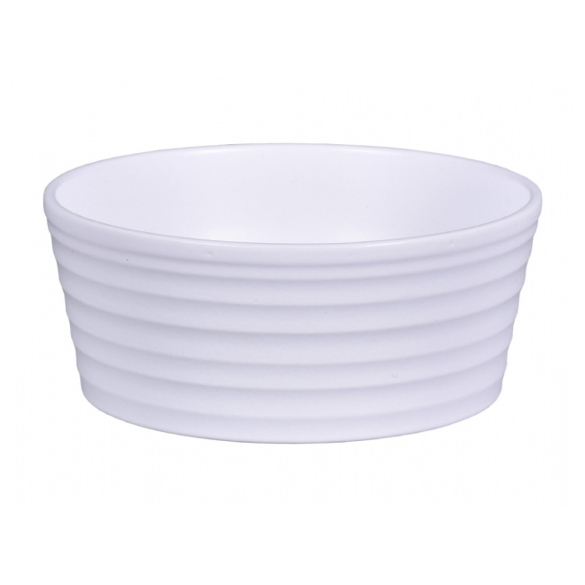 Keramické obaly - Nízký keramický obal SIRIUS matný bílý 13cm