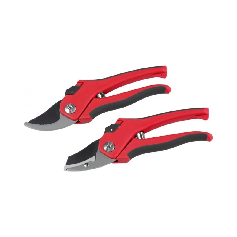 Nůžky - Nůžky zahradní  BYPASS + nůžky kovadlinkové sada 2ks