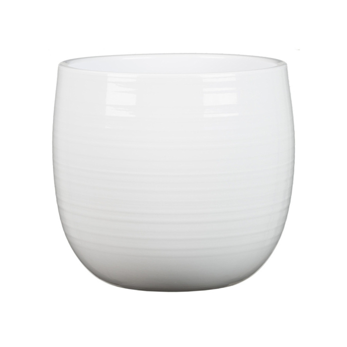 Keramické obaly - Obal ALASKA 765/18 keramický bílý 18cm