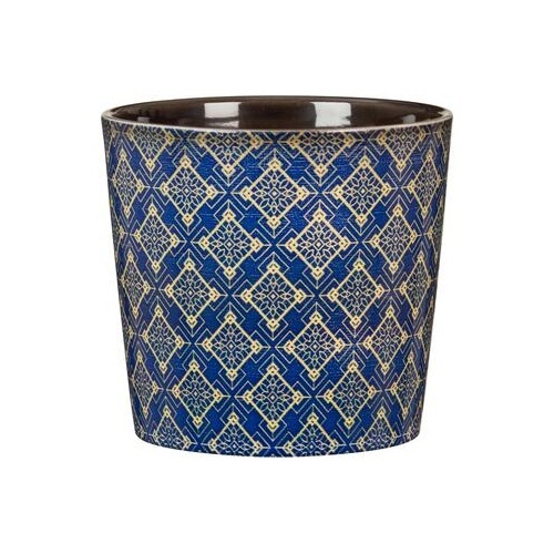 Keramické obaly - Obal ART DECO BLUE 870 keramika modrá 13cm