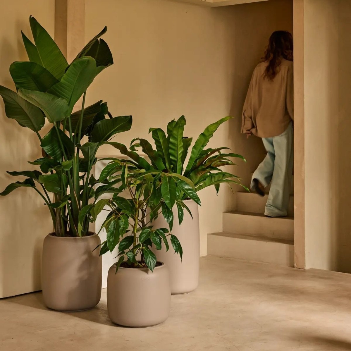 Obal ELHO Amber Beads Medium béžovo-šedý 48x39cm-1