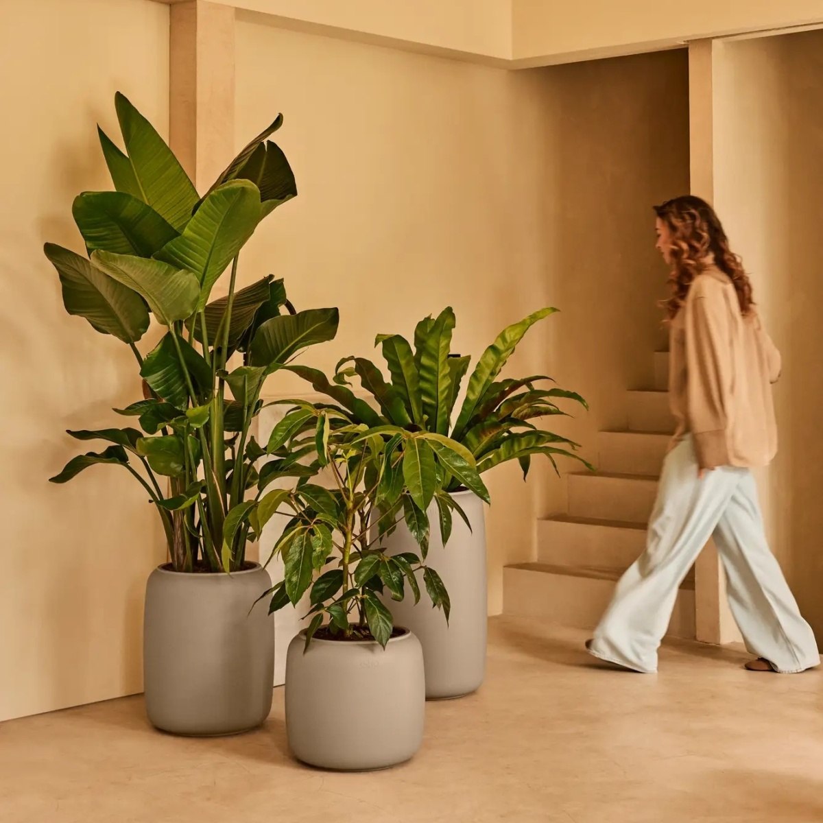 Obal ELHO Amber Beads Small béžovo-šedý 35x39cm-1