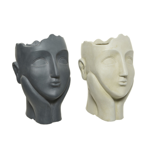 Keramické obaly - Obal hlava fiberclay mix 34,5cm