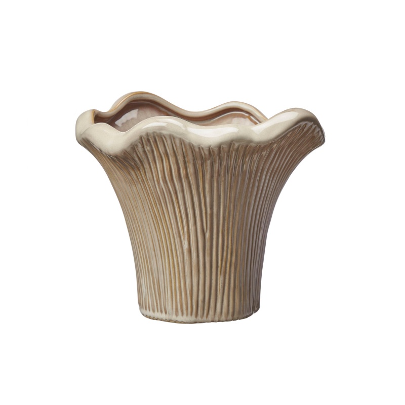 Keramické obaly - Obal atypický porcelánový KANTARELL se zvlněným okrajem 25cm