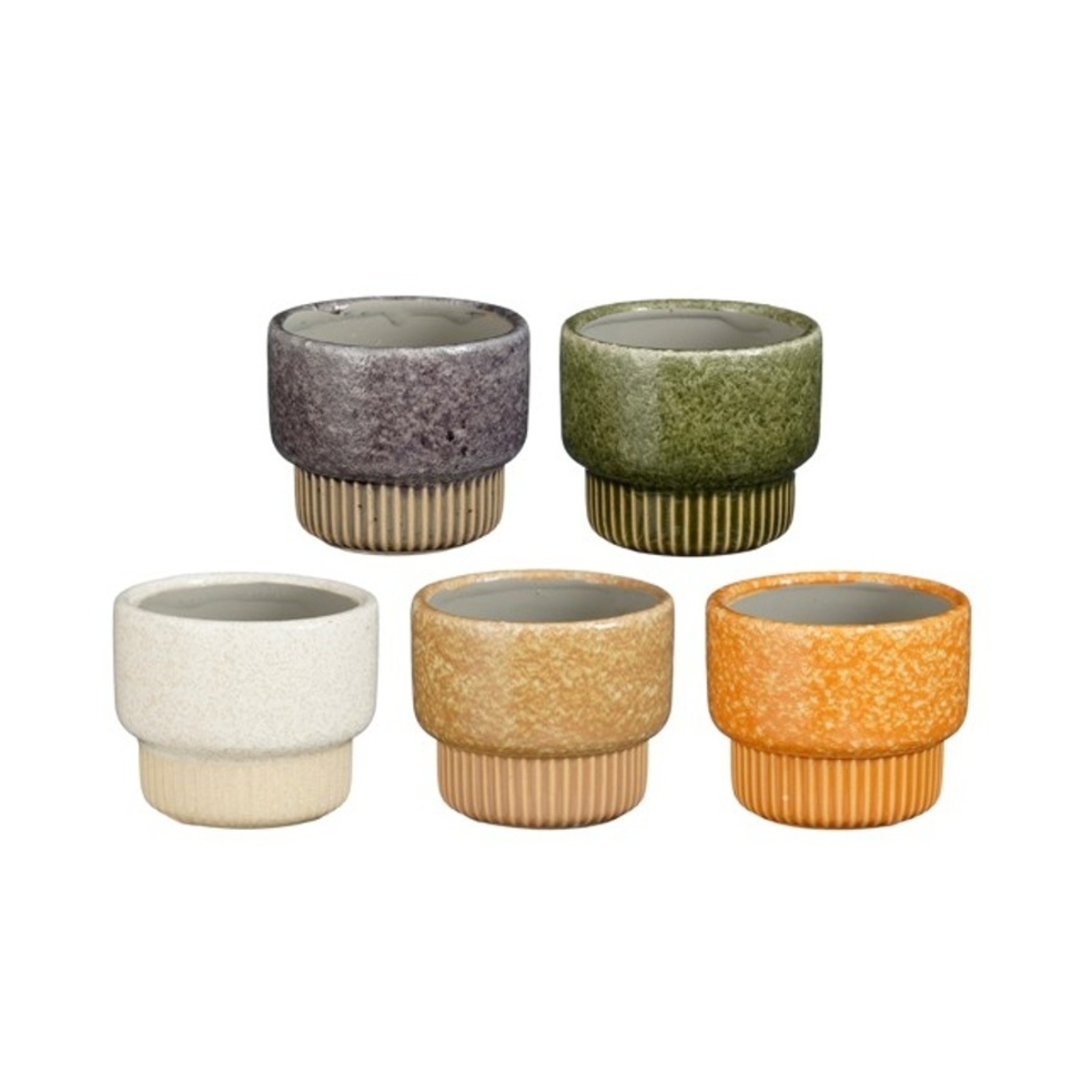 Keramické obaly - Obal kulatý keramický TIGO mix 6cm