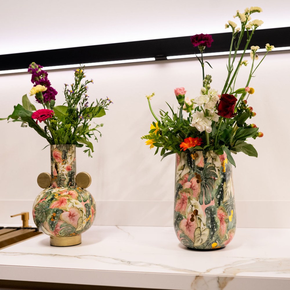 Obal kulatý kovový vysoký MONSTERA 78cm-1