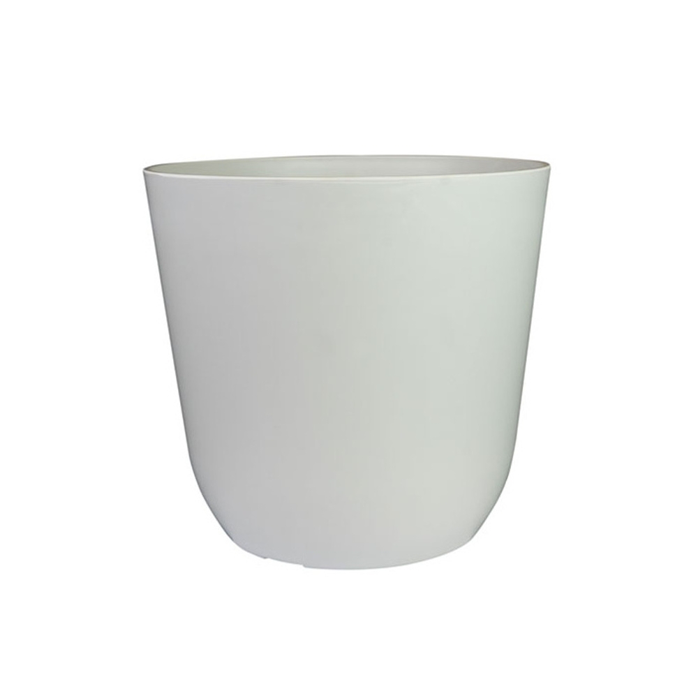 Plastové obaly - Obal kulatý PALERMO plastový bílý 19cm