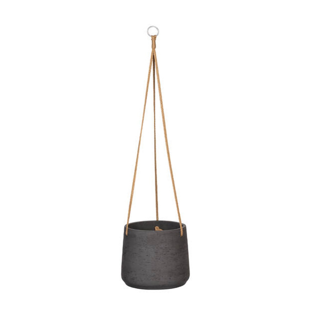 Kompozitní obaly - Obal kulatý závěsný PATT XL fiberclay černý 23cm