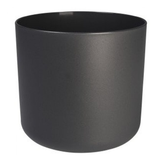 Plastové obaly - Obal na květináč B.For Soft 14cm antracit ELHO