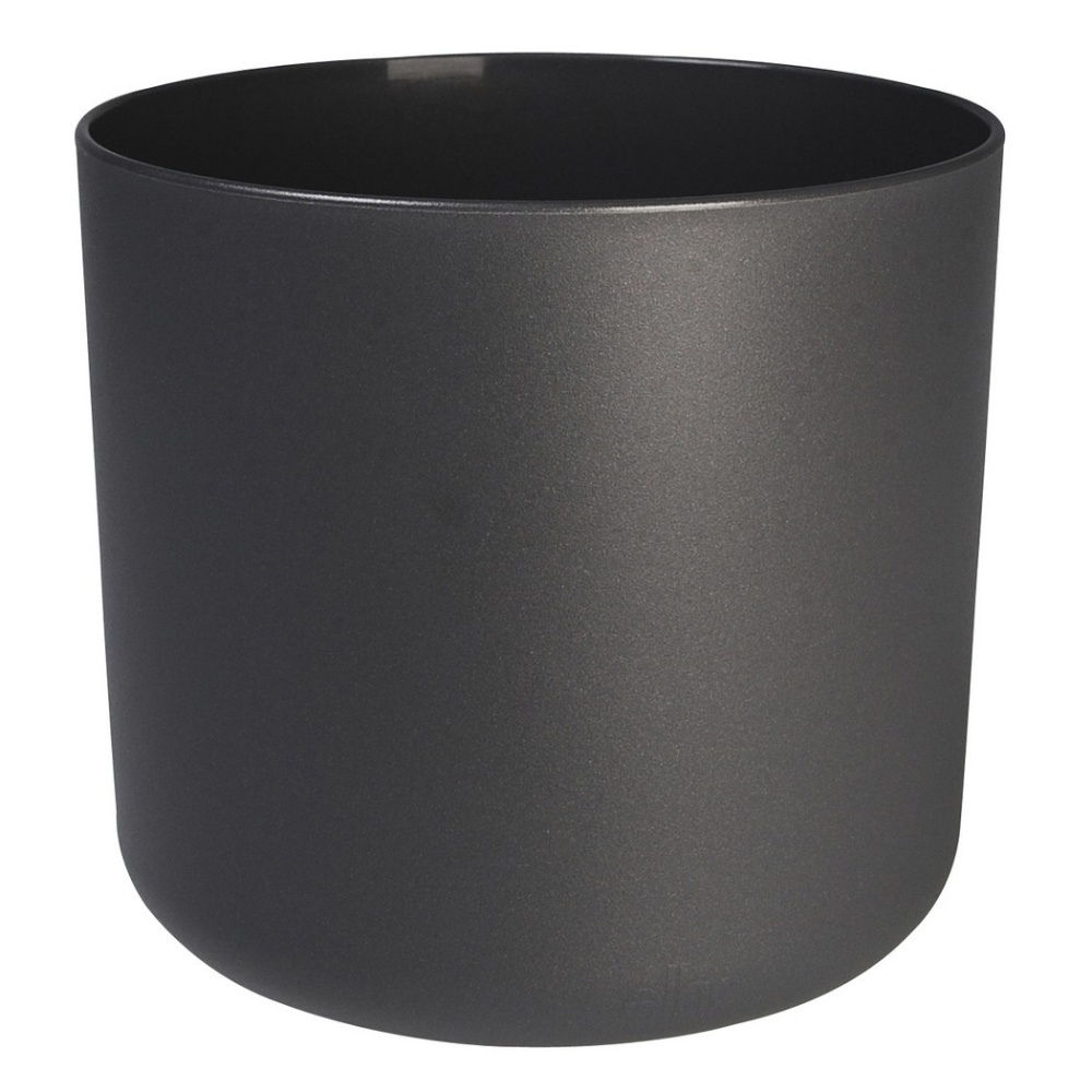 Plastové obaly - Obal na květináč B.For Soft 16cm antracit ELHO