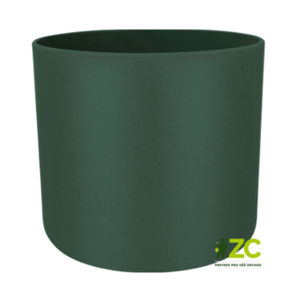 Plastové obaly - Obal na květináč B.For Soft Round leaf green ELHO 18cm