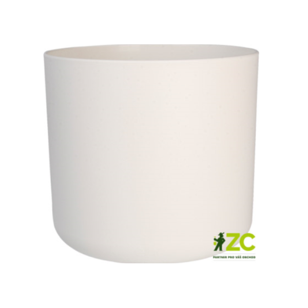 Plastové obaly - Obal na květináč B.For Soft white ELHO 18cm