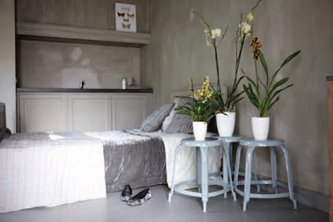 Obal na květináč Brussels Orchid High bílá ELHO-1