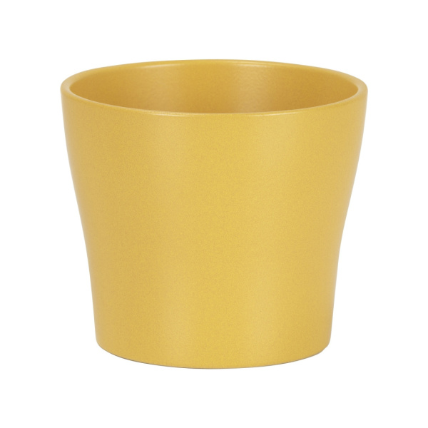 Keramické obaly - Obal na květináč CURCUMA 808/19 keramika okrová 19cm