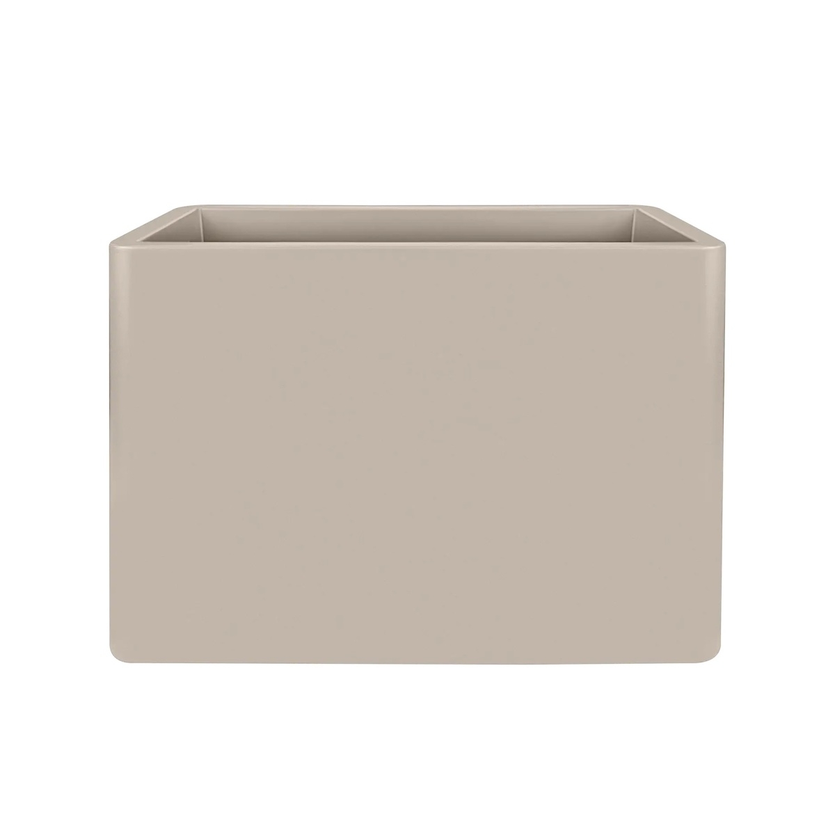 Plastové obaly - Obal na květináč ELHO June Brick Divider béžovo-šedý 59x79x29cm