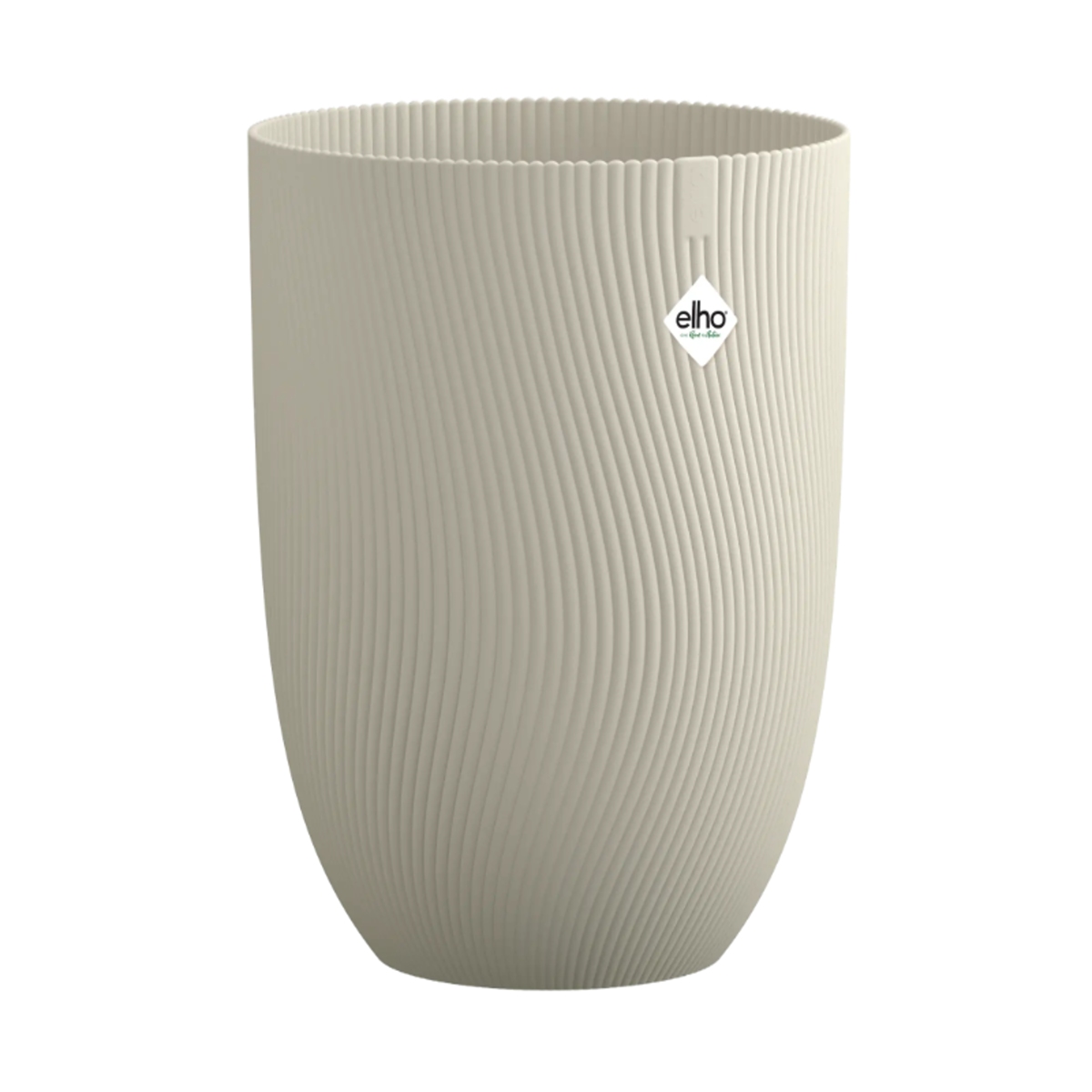 Plastové obaly - Obal na květináč  ELHO Sereh High béžový 40x30cm