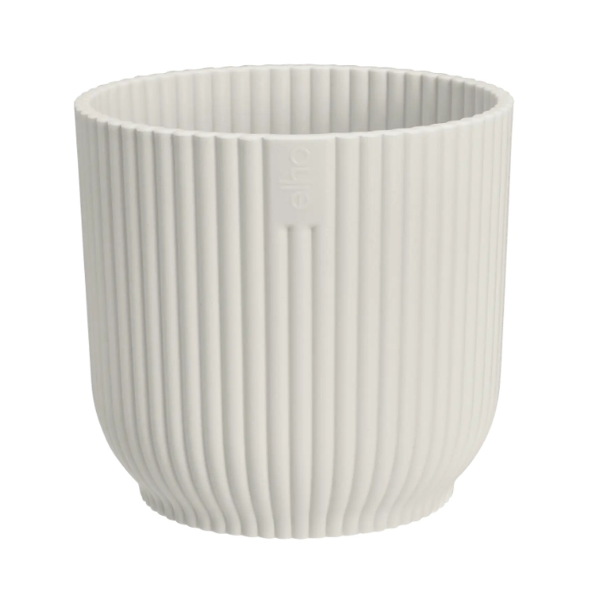 Plastové obaly - Obal na květináč ELHO Vibes Fold bílý 14cm