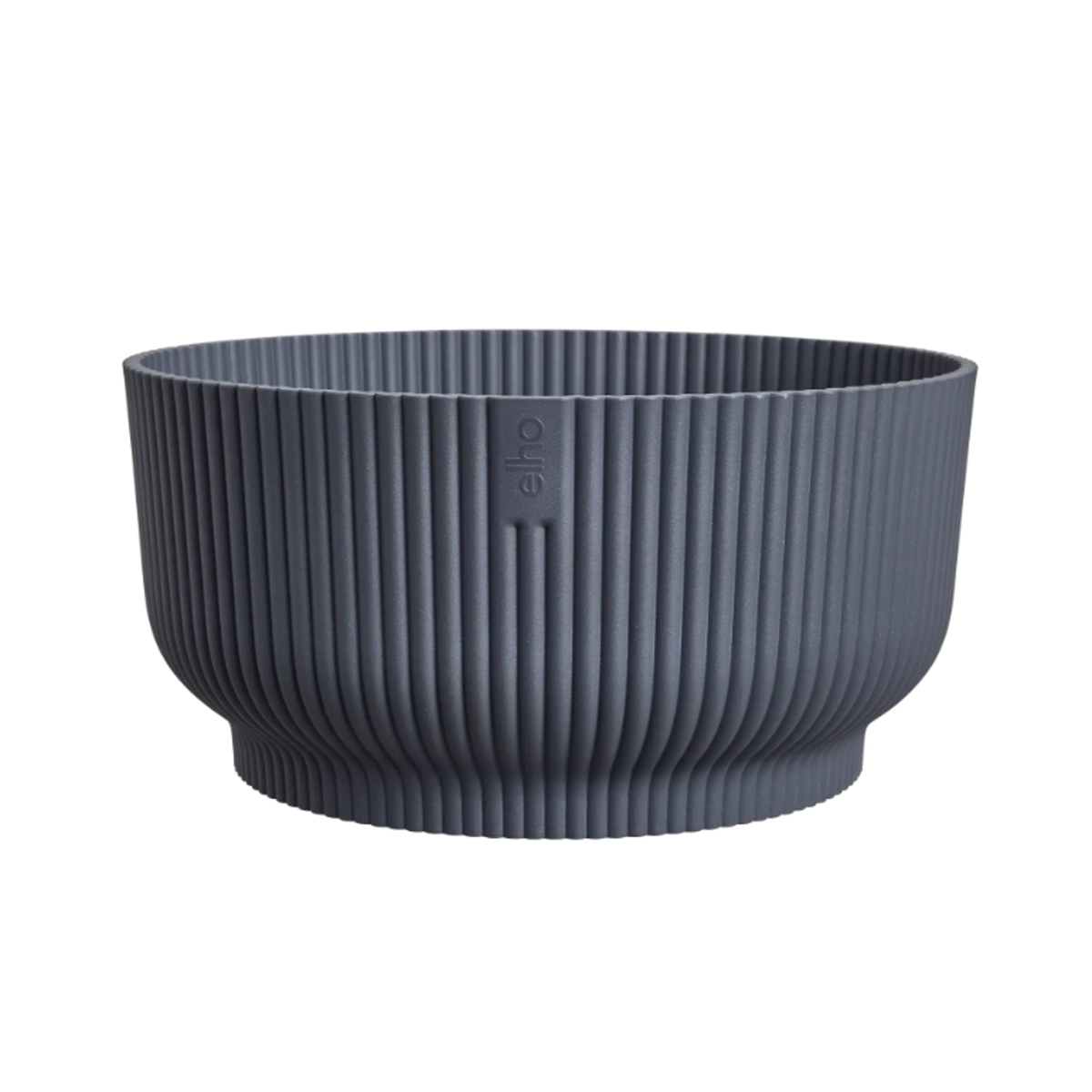 Plastové obaly - Obal na květináč ELHO Vibes Fold Bowl antracitový 25cm