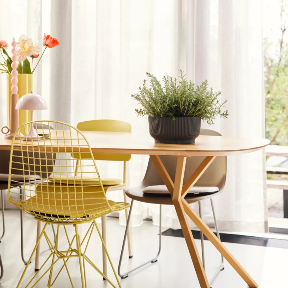 Obal na květináč ELHO Vibes Fold Bowl antracitový 25cm-0